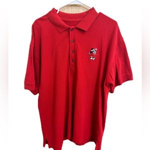 💥Disney’s Mickey Mouse Golf Themed Red Polo | Men’s Size XXL💥